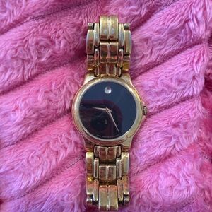 Vintage Movado Museum Dial Swiss Quartz Gold Tone Watch – Model 88-F4-2885